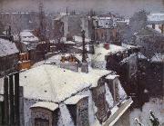 Snow-s housetop, Gustave Caillebotte